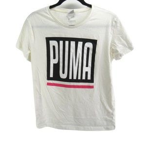 Puma Spellout Logo Retro Short Sleeve T Shirt